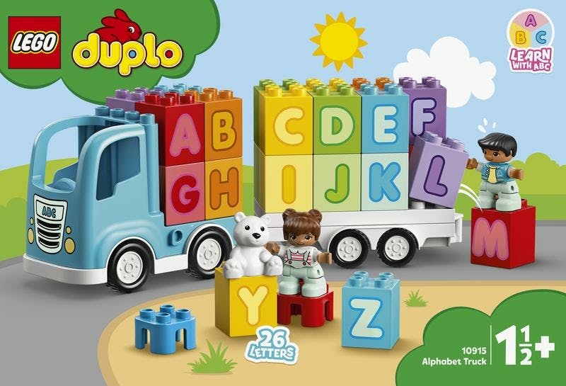 Duplo Lego Duplo 10915 Le camion des lettres Alphabet Jeu de construction 