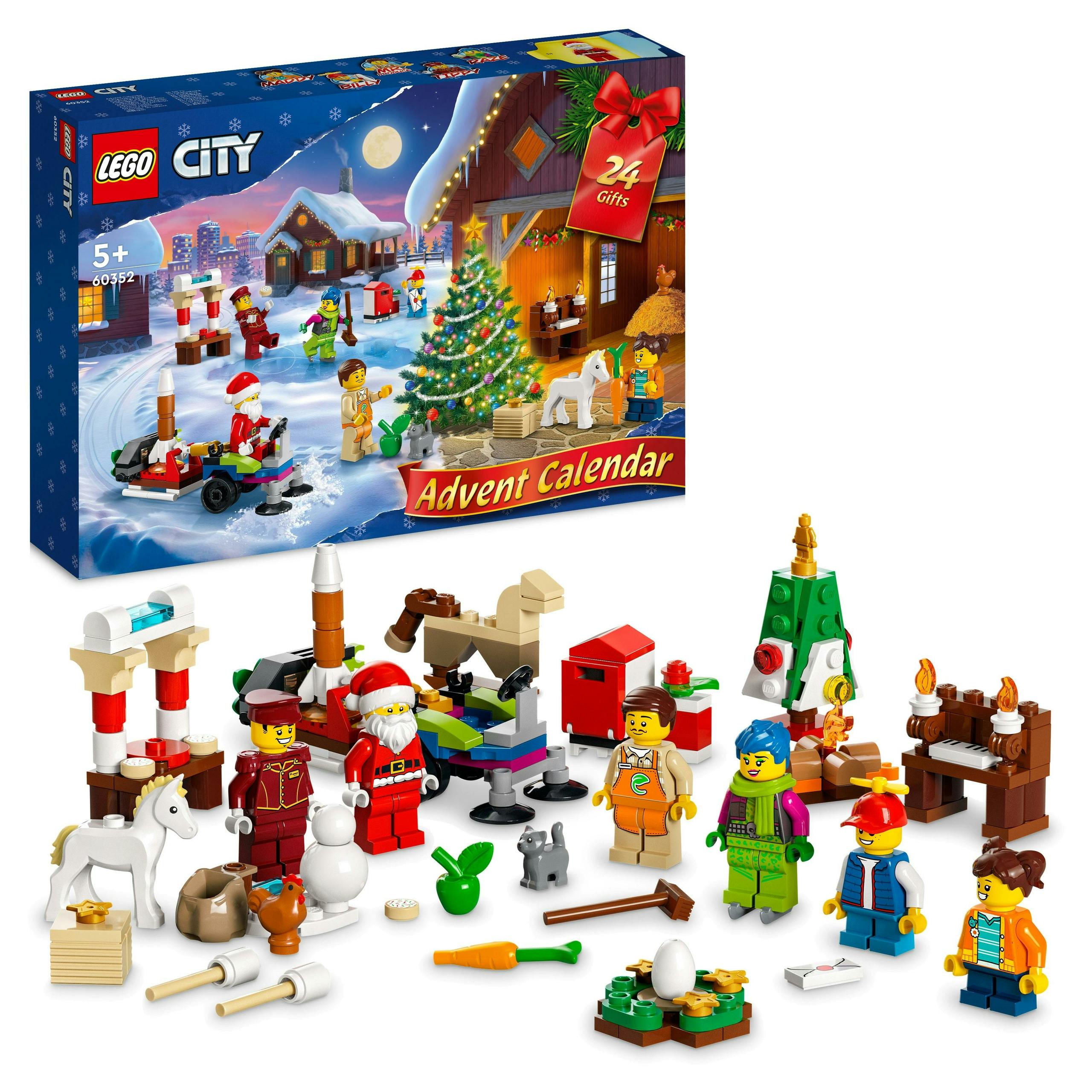 Lego City Calendrier De L Avent 22 Avec Des Cadeaux Jouets